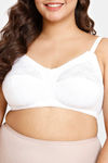 Rosaline Everyday Double Layered Non Wired Full Coverage Super Support Bra - Bright White2 — thumbnail 4
